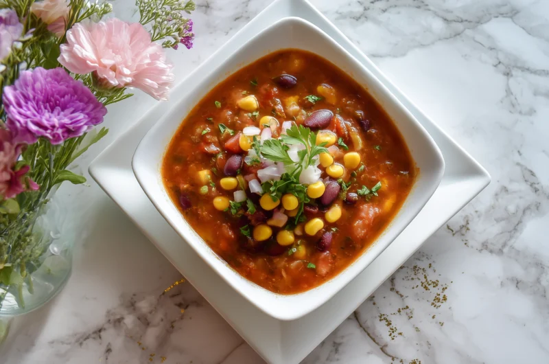 How to Make the Perfect Vegetarian Taco Soup