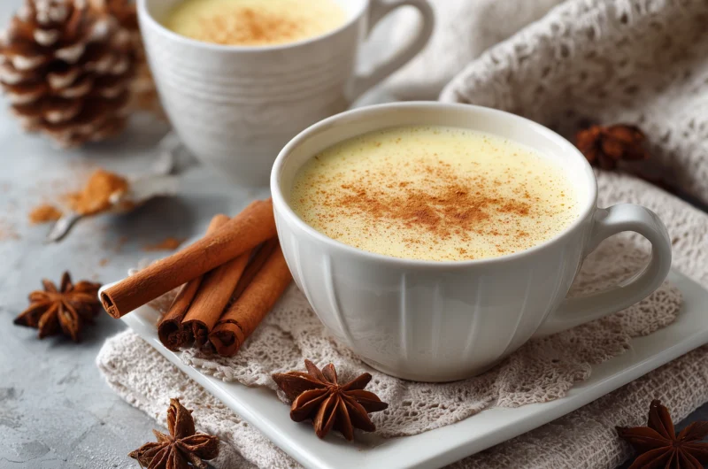 Cozy Homemade Eggnog Recipe with Warm Spices