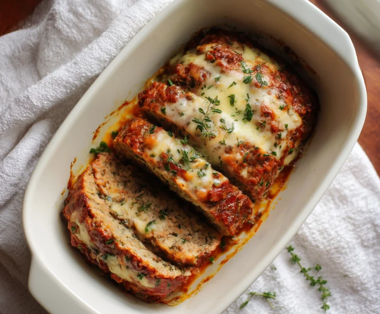 Cheesy Stuffed Meatloaf