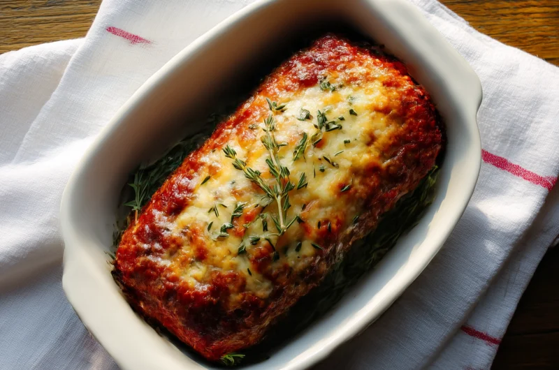 Cheesy Stuffed Meatloaf Recipe