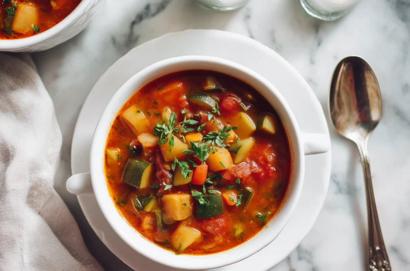 Hearty Mexican Vegetable Soup Recipe