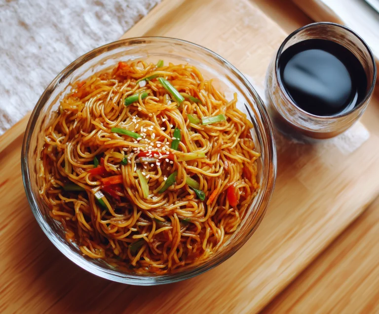 Simple Korean Soy Sauce Noodles Recipe
