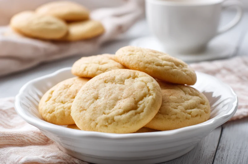 Soft and Chewy Classic Vanilla Cookies