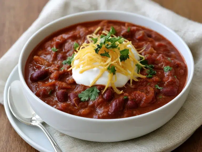 Chili with Bacon That Everyone Will Want Seconds Of