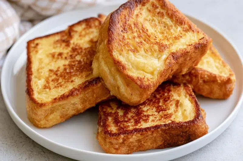 Golden Stovetop French Toast with Crispy Edges