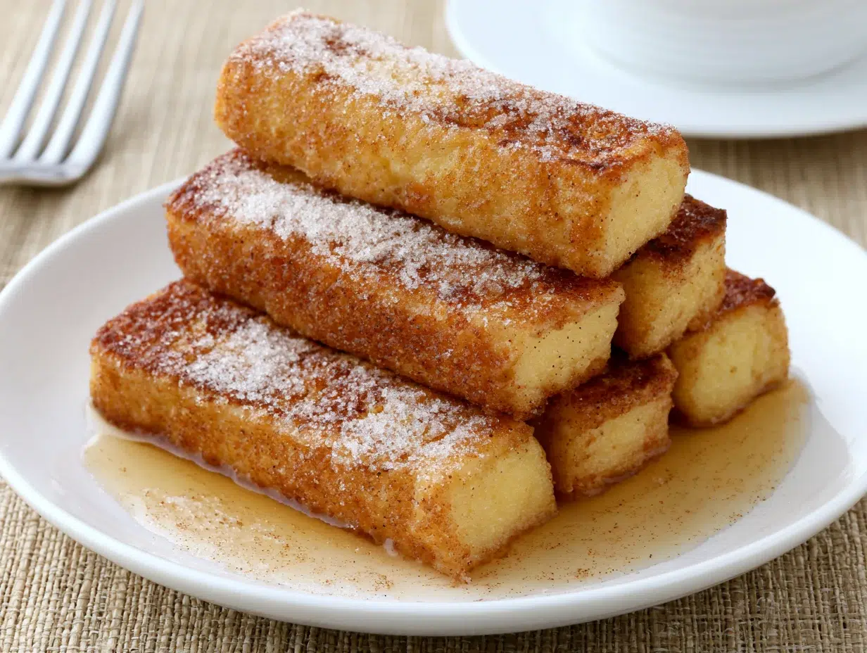 Homemade French Toast Sticks with Cinnamon Sugar