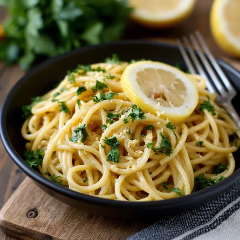 Creamy Lemon Garlic Pasta Everyone Loves