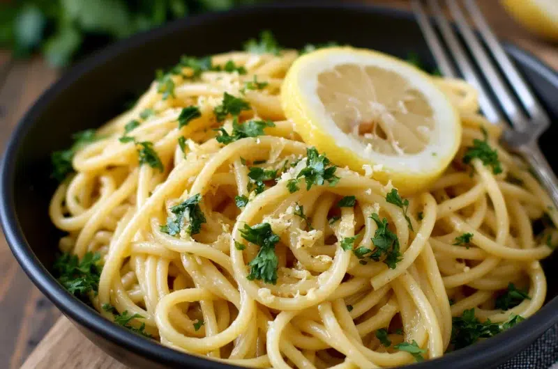 Creamy Lemon Garlic Pasta Everyone Loves
